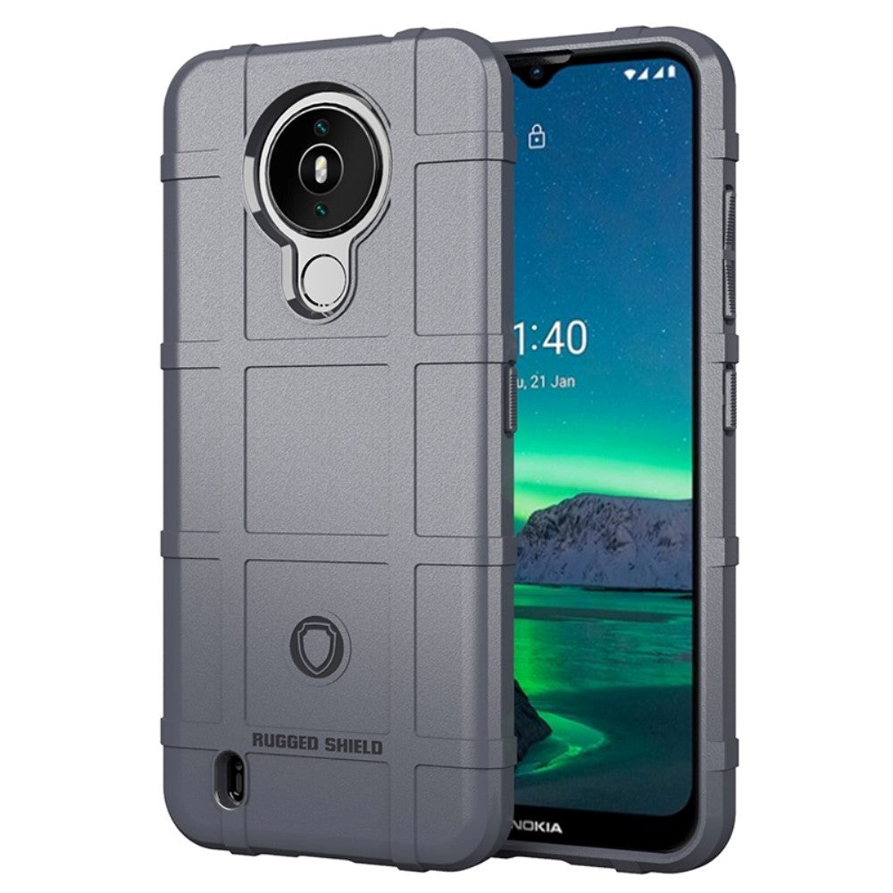 Nokia 1.4 Rugged Shield Series Bakdeksel - Grå