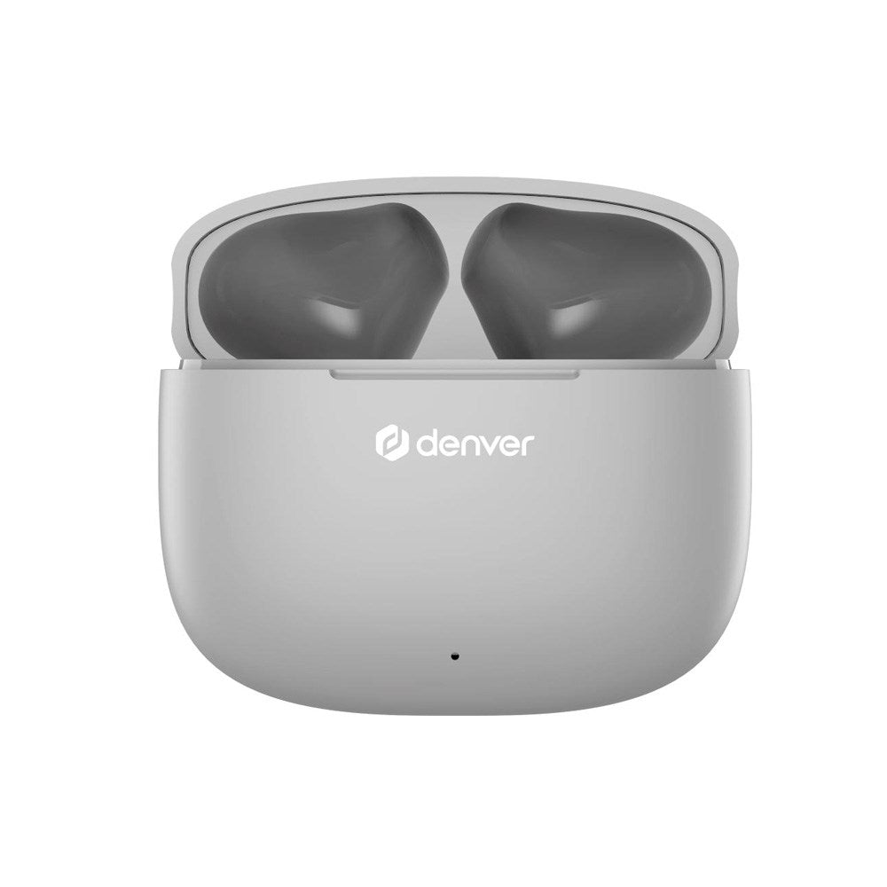 Denver True Wireless Hodetelefoner - In-Ear - Grå