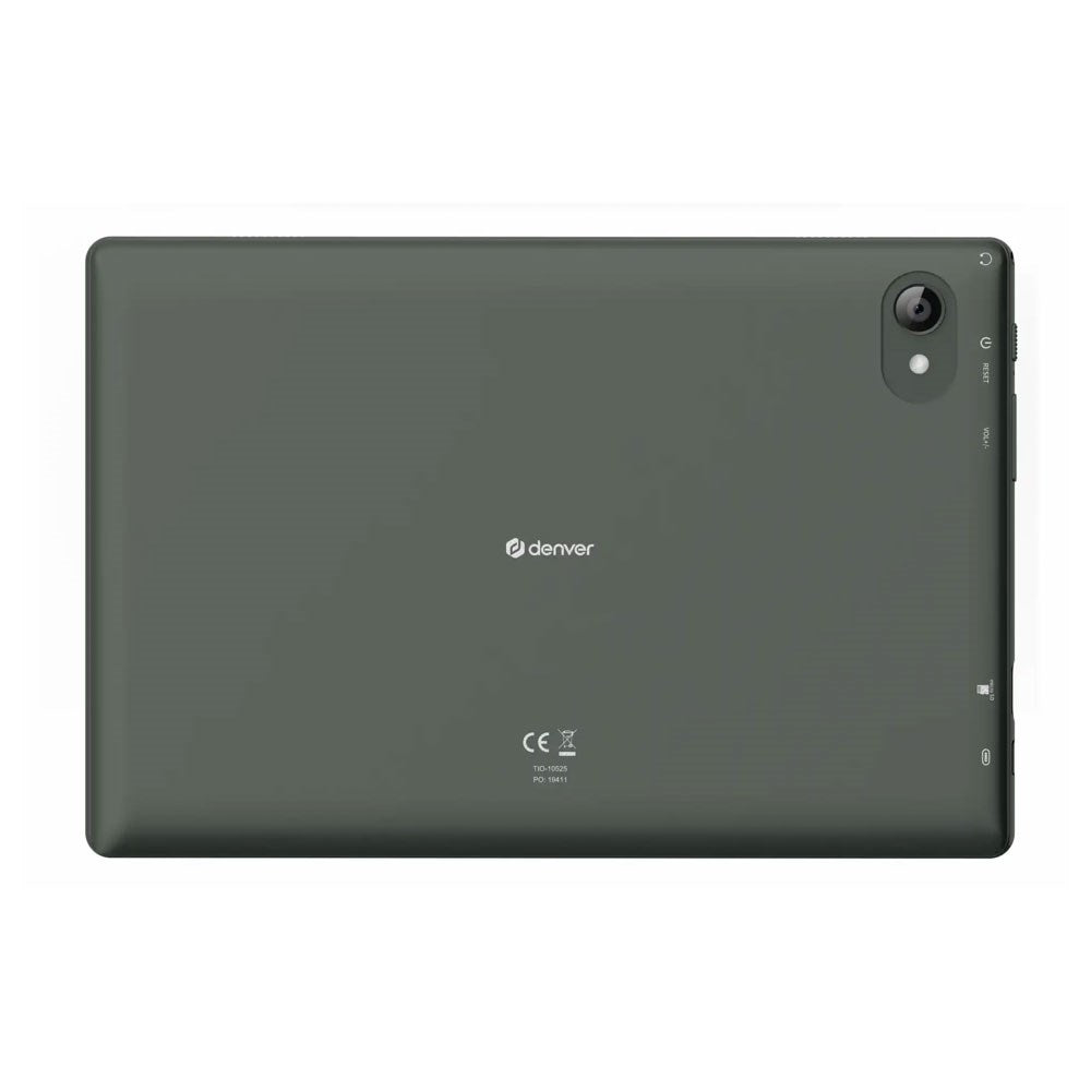 Denver TIO-10525 Nettbrett 10" med Android 16 - 4 RAM & 64 GB - 5000 mAh - 2/5 MP Kamera - Grå
