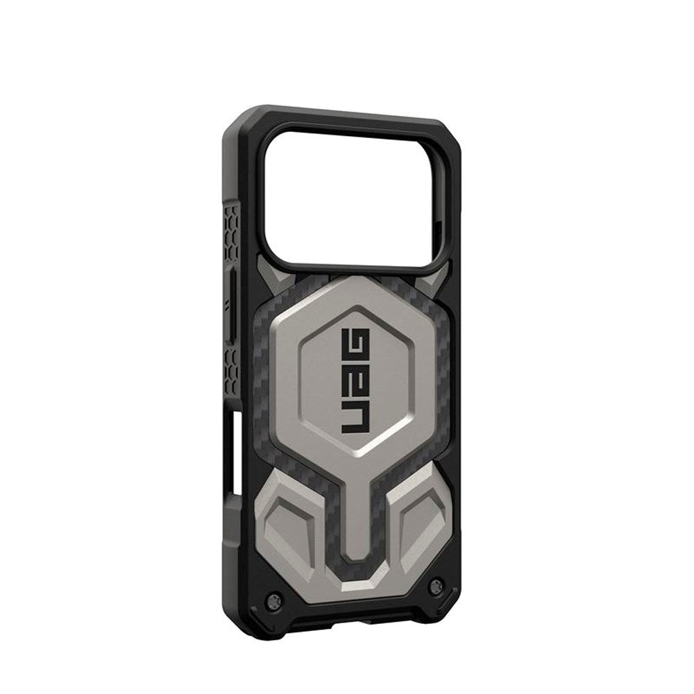 iPhone 17 Pro UAG Monarch Pro Deksel - MagSafe Kompatibel - Titanium