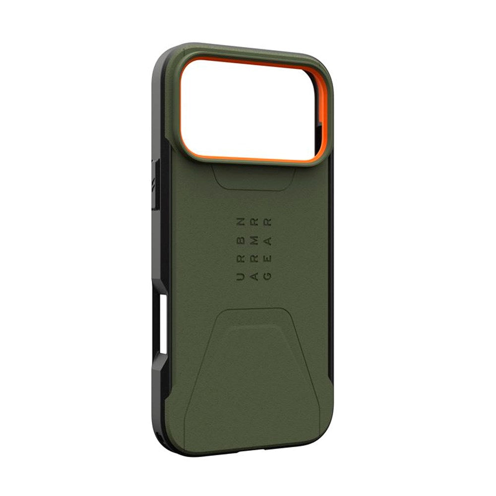 iPhone 17 Pro Max UAG Civilian Deksel - MagSafe Kompatibel - Grønn / Oransje