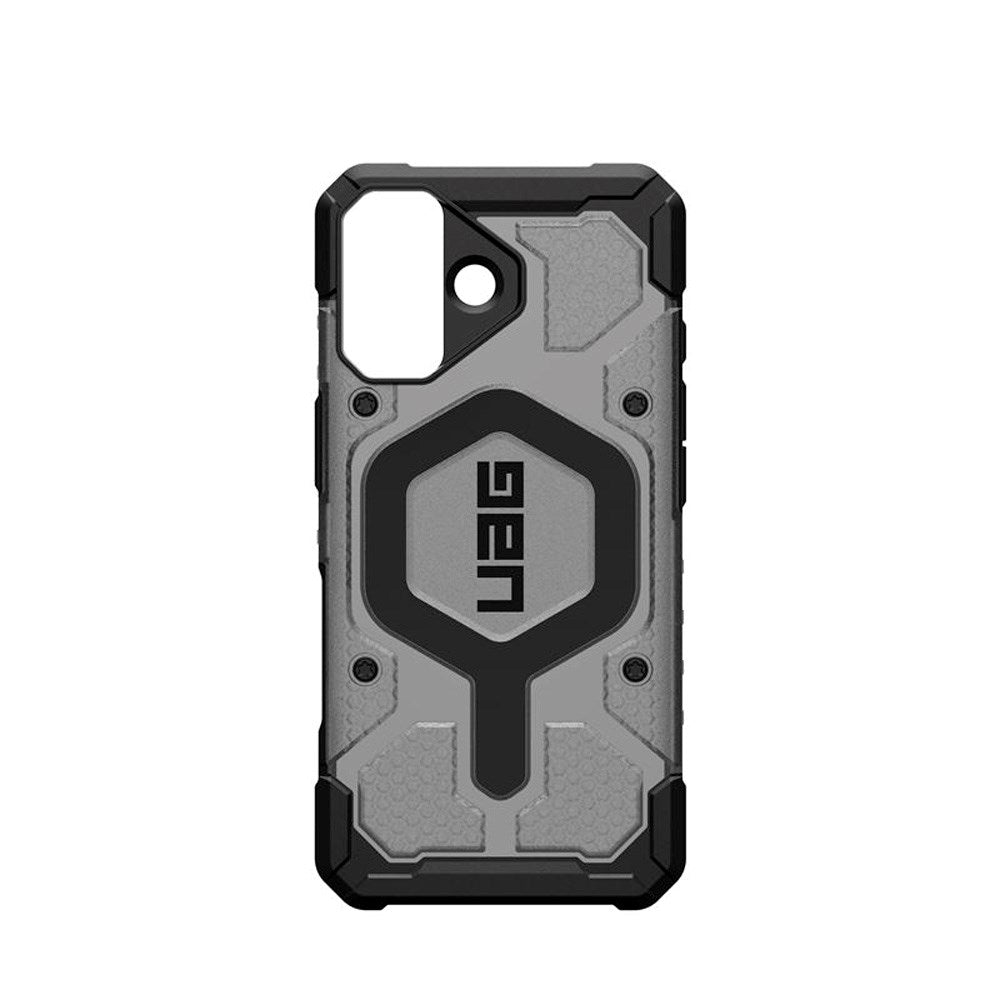 iPhone 17 UAG Pathfinder Clear Deksel - MagSafe Kompatibel - Grå / Svart
