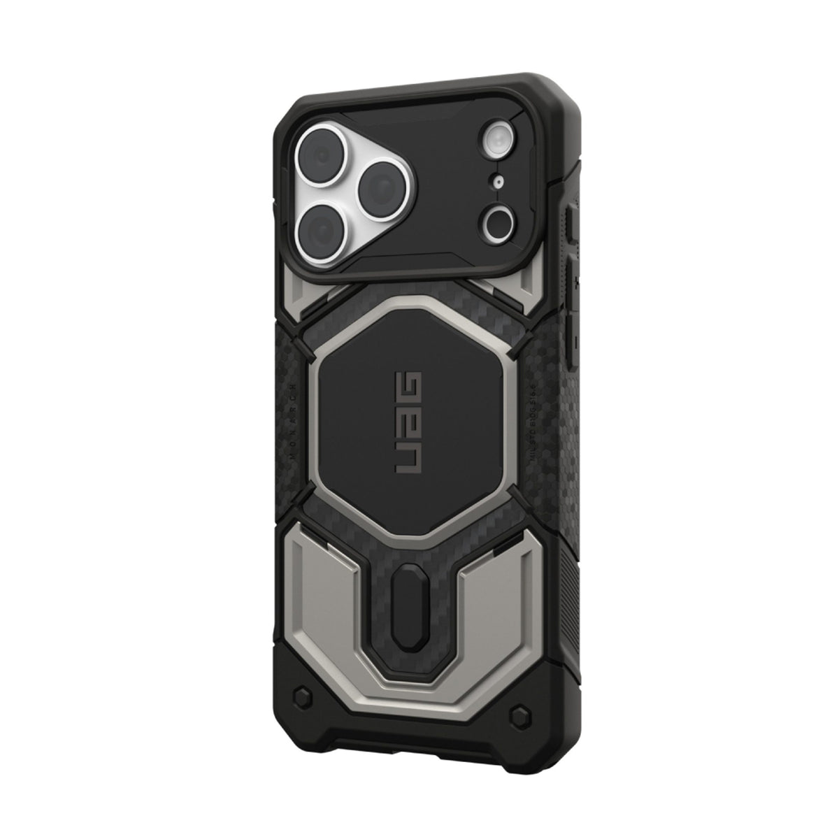 iPhone 18 Pro Max / 17 Pro Max UAG Monarch Pro Deksel - MagSafe Kompatibel - Titanium