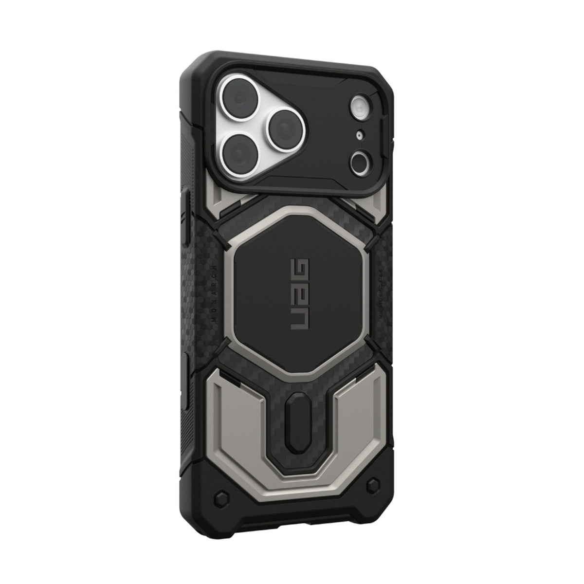 iPhone 18 Pro Max / 17 Pro Max UAG Monarch Pro Deksel - MagSafe Kompatibel - Titanium