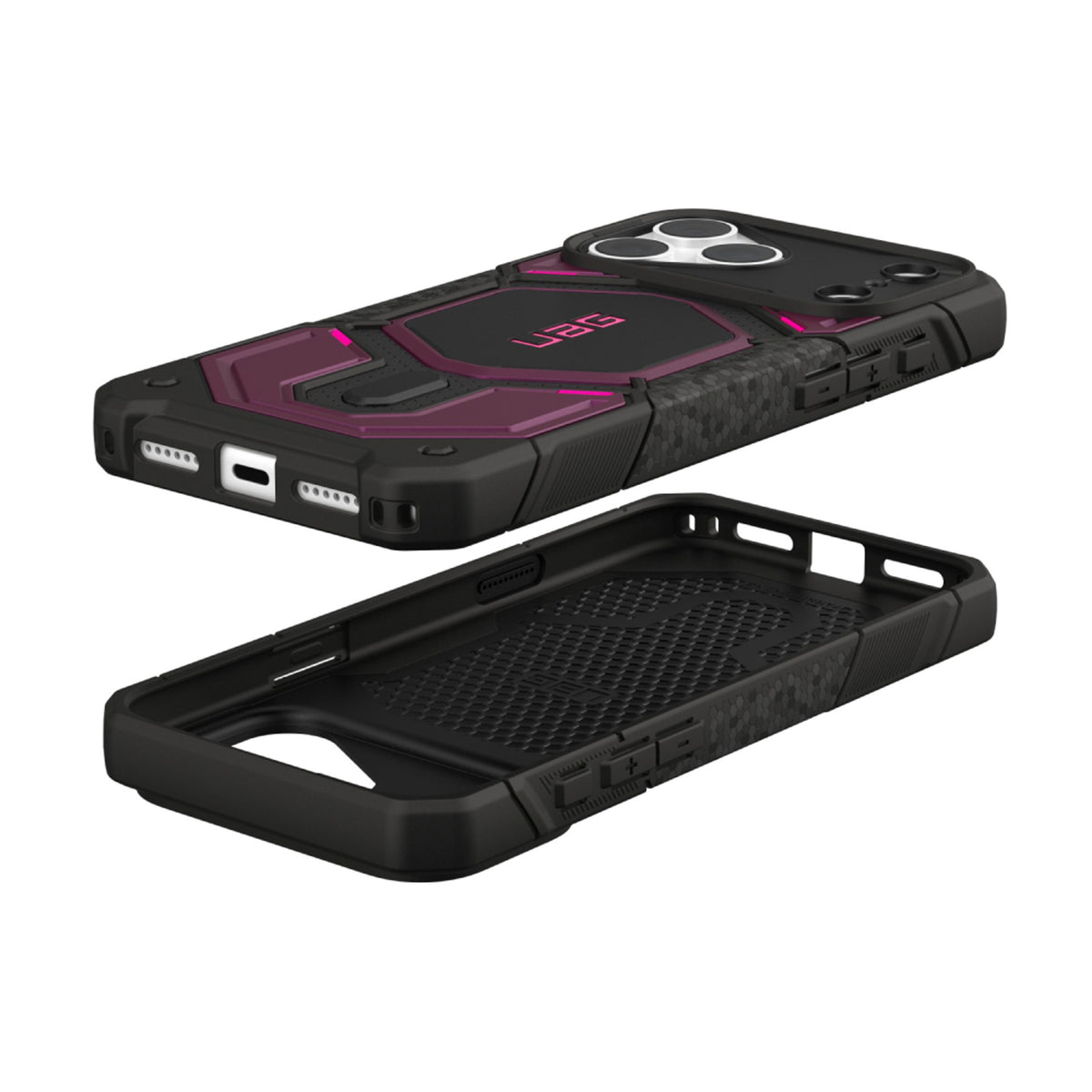 iPhone 18 Pro Max / 17 Pro Max UAG Monarch Pro Deksel - MagSafe Kompatibel - Deep Purple Synth