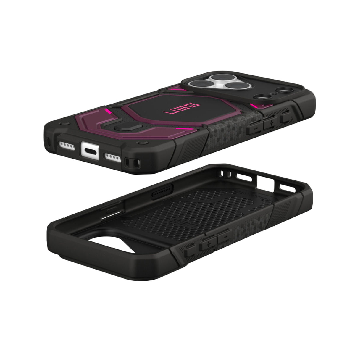iPhone 18 Pro / 17 Pro UAG Monarch Pro Deksel - MagSafe Kompatibel - Deep Purple Synth