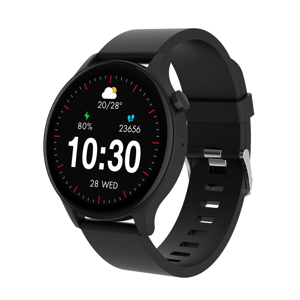 Denver Bluetooth Smartklokke med Innebygd Helsesporing & Stemmekontroll - Svart