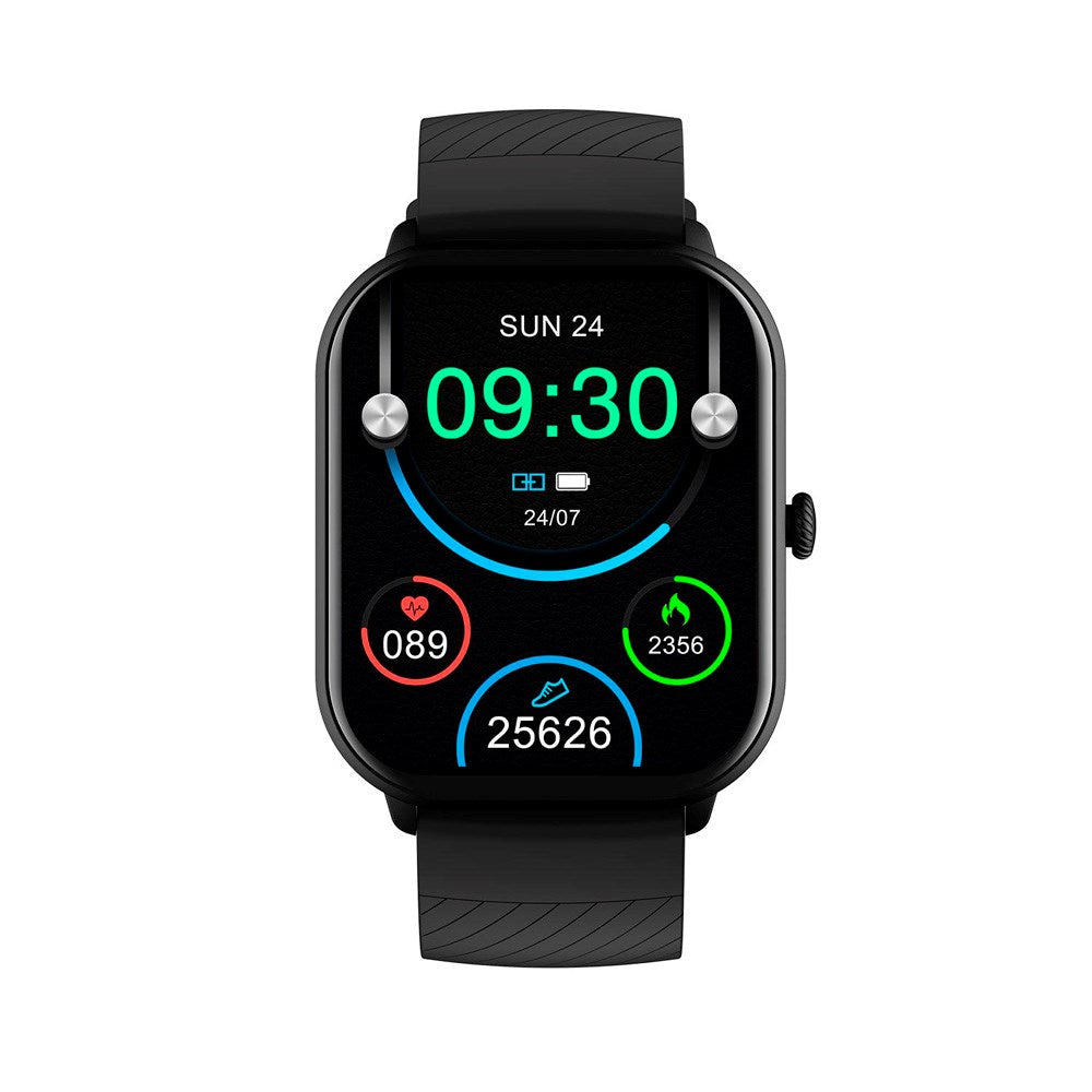 Denver SWC-187 Bluetooth Smartklokke med Helsesporing & Stemmekontroll - Svart