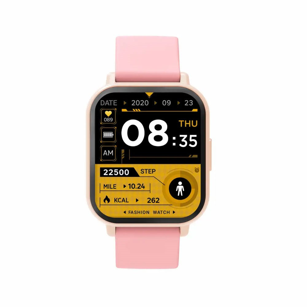 Denver SWC-176RO Smartklokke med Søvn- og Fitnesssporing - Silikonrem - Rosa