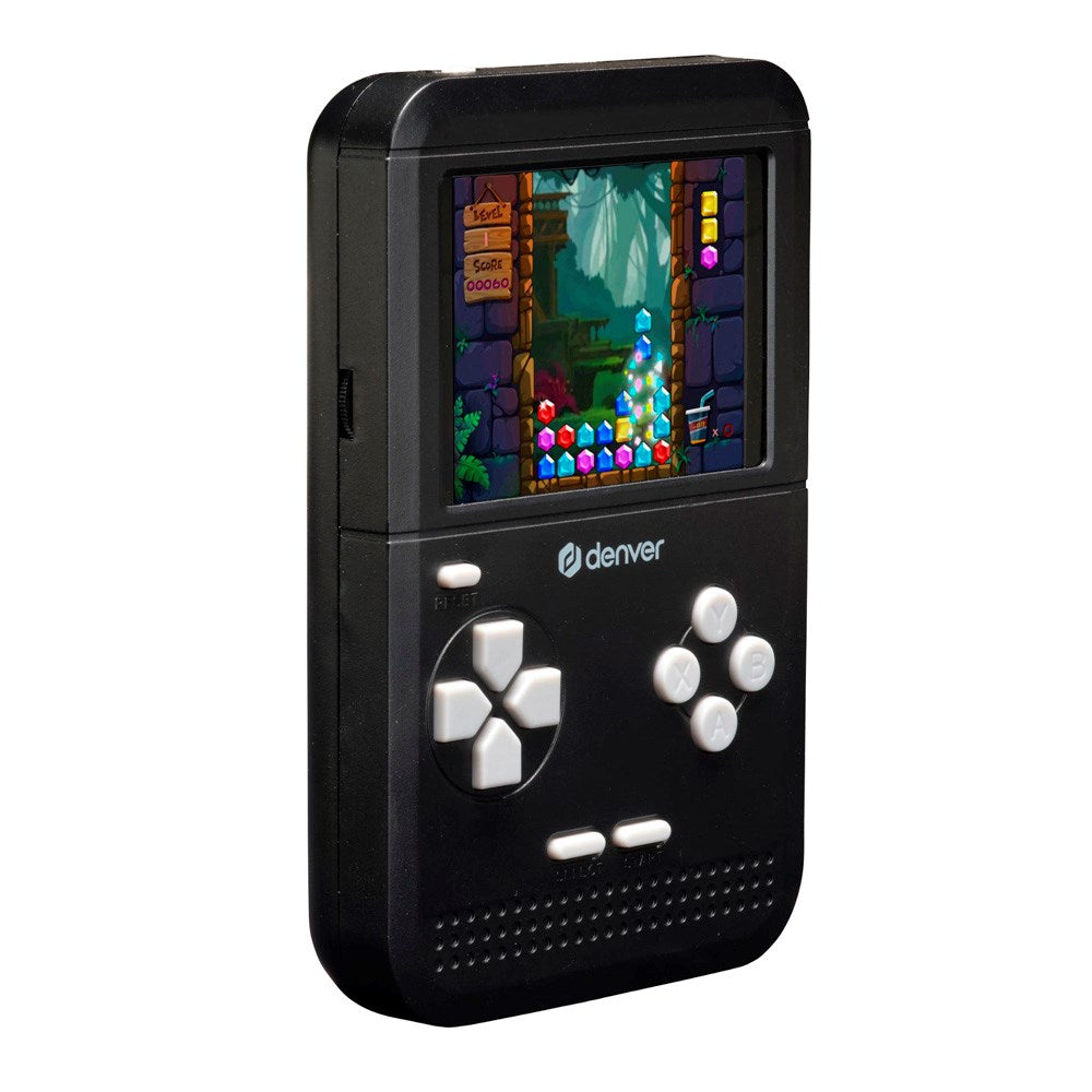 Denver GMP-322 Gamepad - Spillkonsoll med 150 Innebygde Spill - Svart