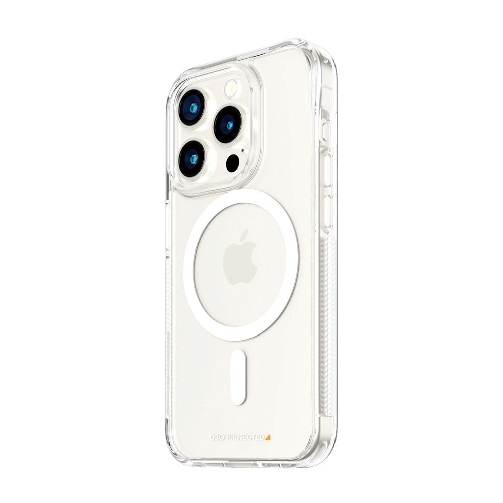 iPhone 15 Pro Deksel PanzerGlass D3O® Bio HardCase - MagSafe Kompatibel - Gjennomsiktig