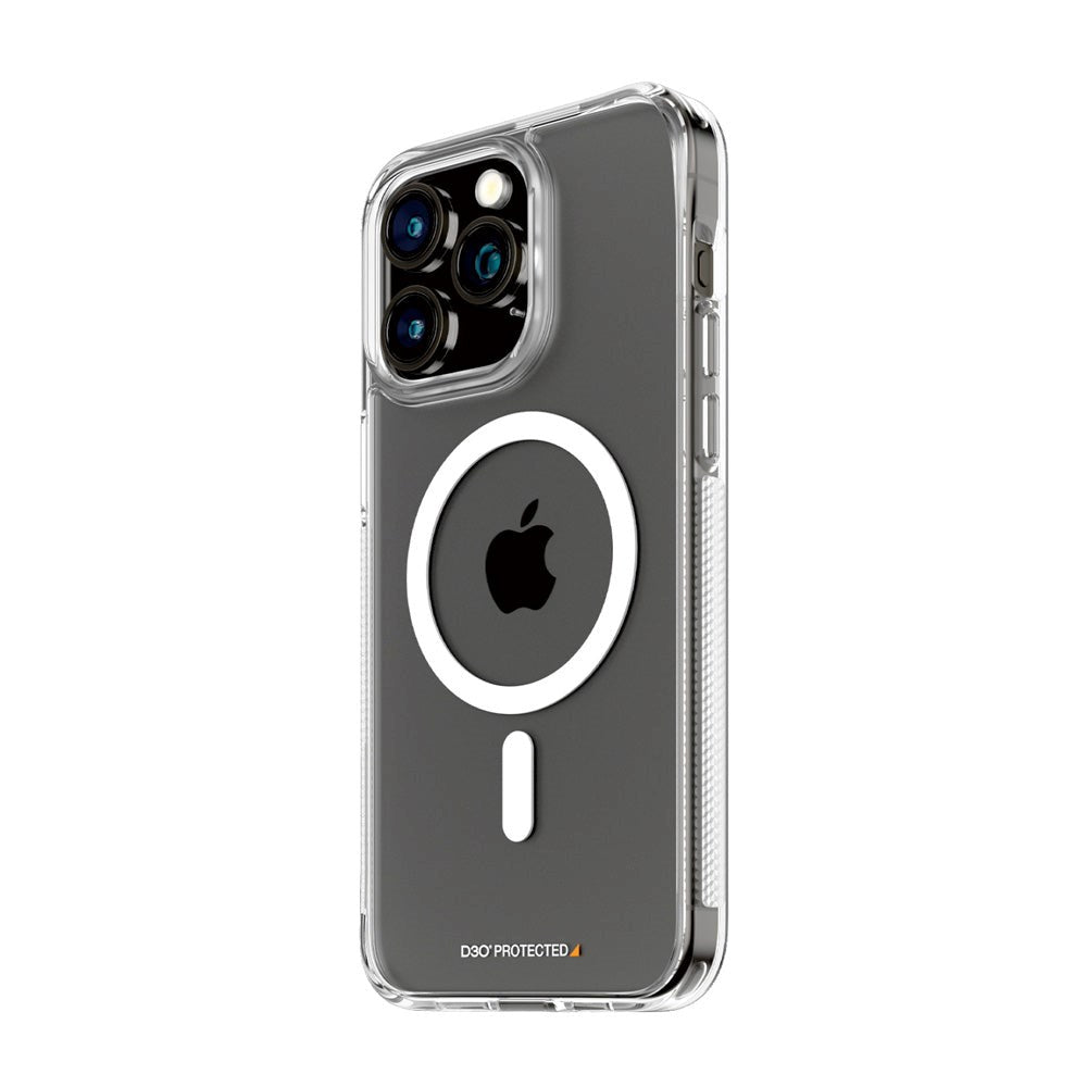 iPhone 15 Pro Max Deksel PanzerGlass D3O® Bio HardCase - MagSafe Kompatibel - Gjennomsiktig