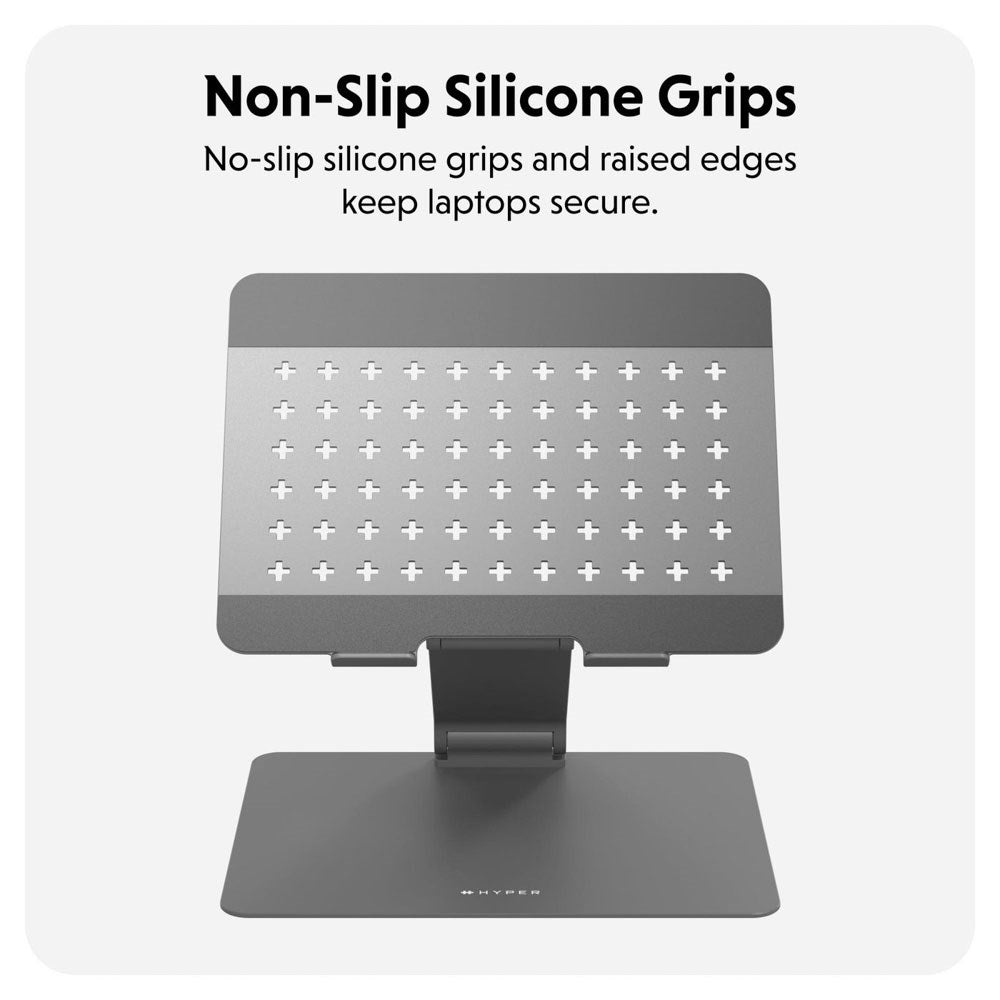 Hyper HyperSpace Ergonomisk Justerbar Laptop Stativ - Space Grey