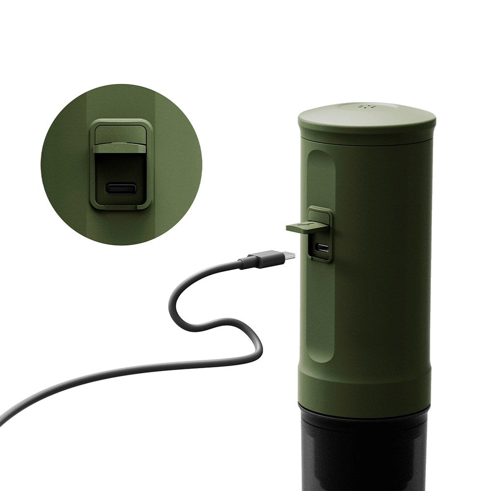 OutIn Nano Bærbar Espressomaskin - Forest Green