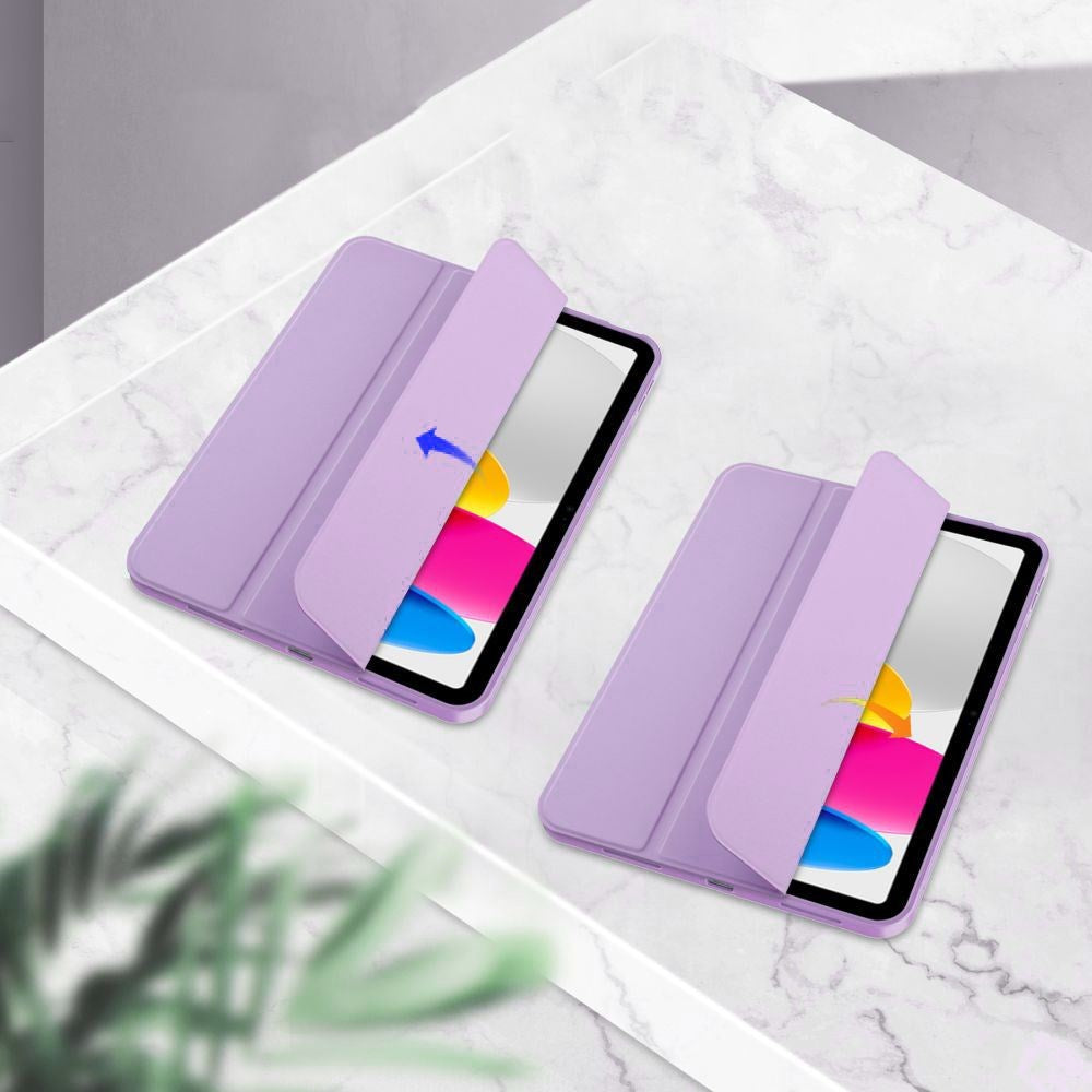 Tech-Protect iPad 11" (2025) / iPad 10.9" (2024/2022) SC Deksel m. Apple Pencil Holder - Fiolett