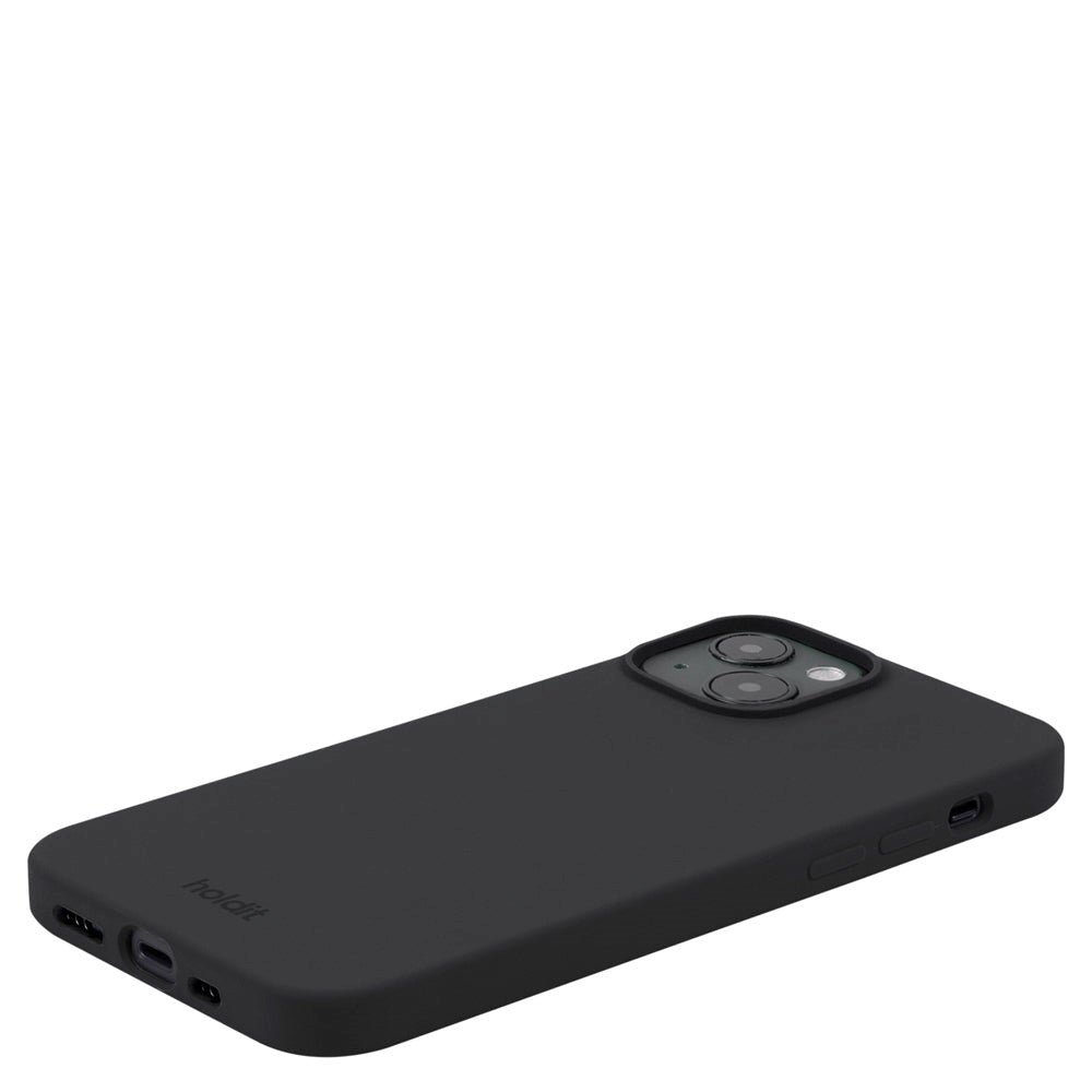 Holdit iPhone 14 / 13 Soft Touch Silikon Deksel - Blsck