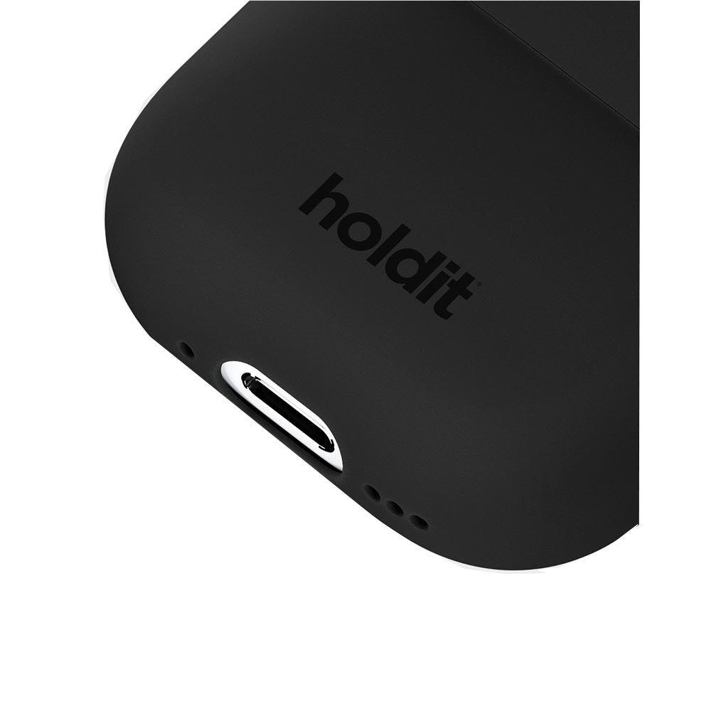 Holdit Nygård Silikonedeksel Til AirPods 4 - Svart