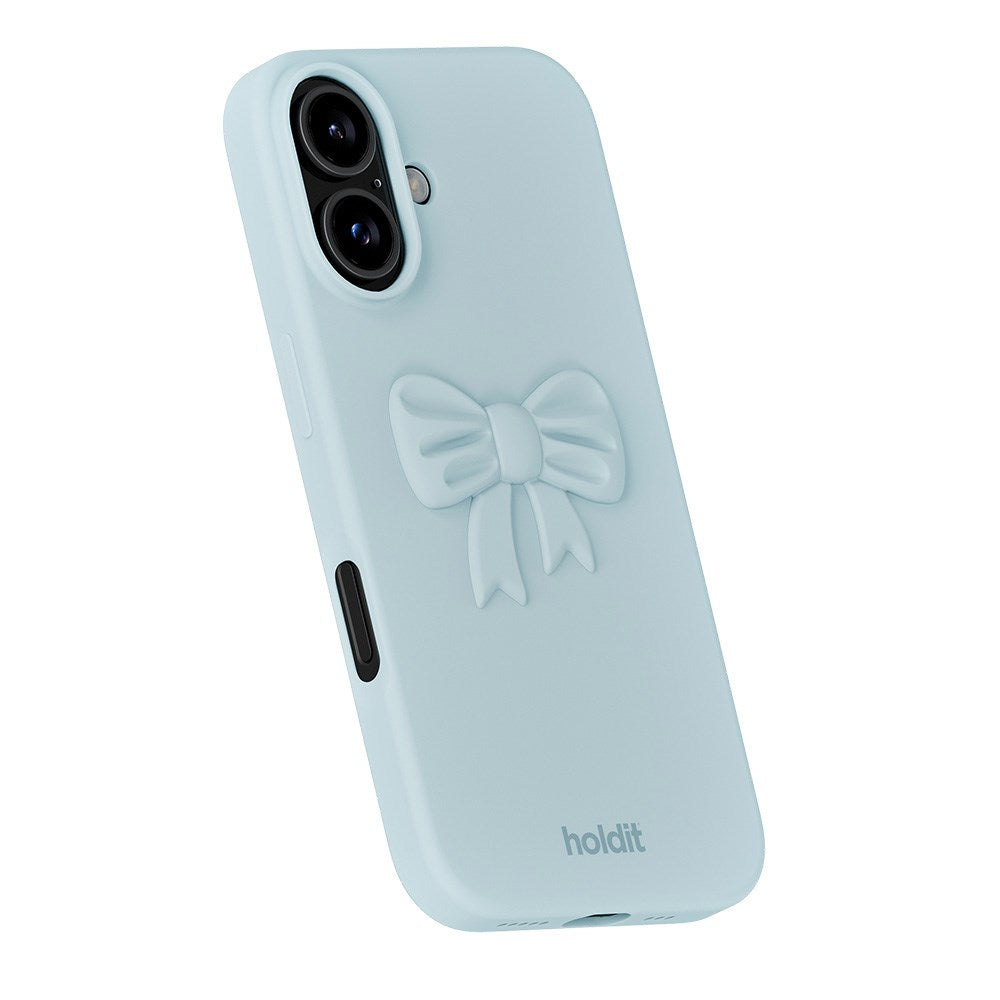 Holdit 3D Silicone Sticker Sløyfe - Mineral Blue