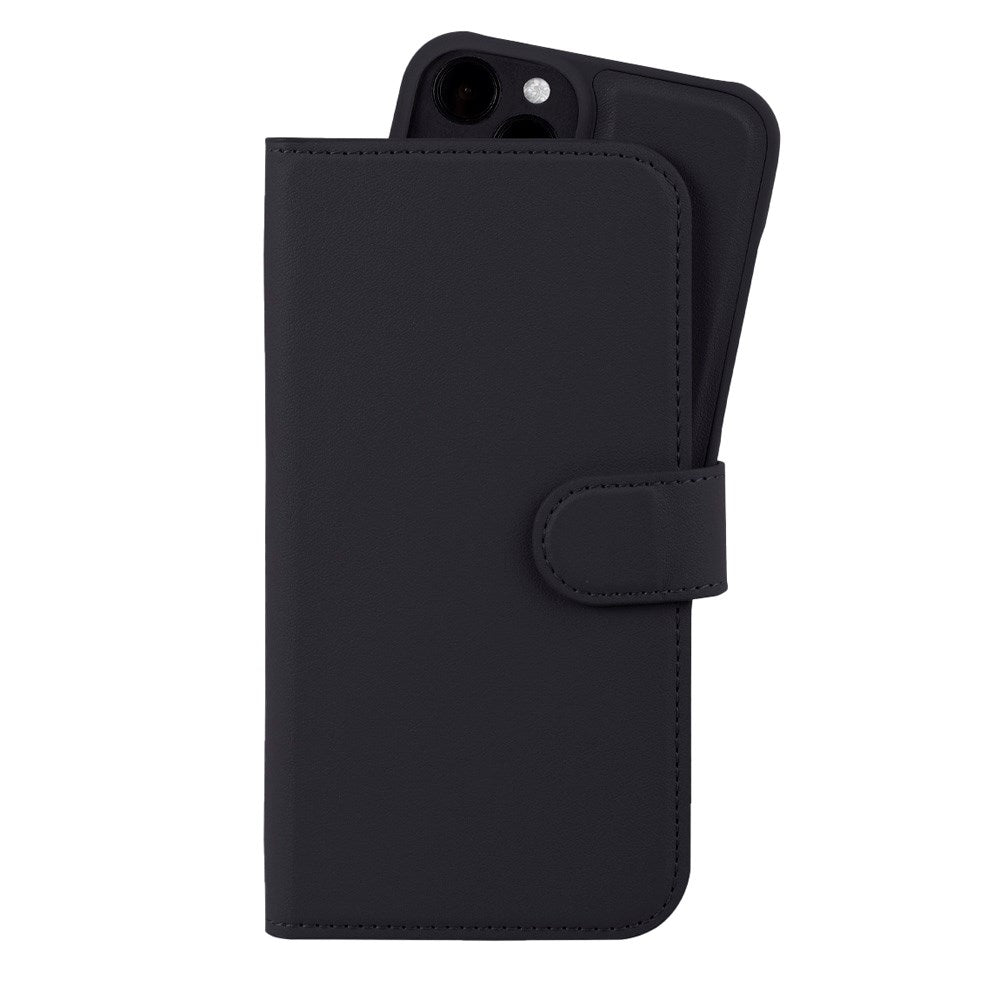 Holdit iPhone 12 / 12 Pro Wallet Case MagSafe Plus - Flip Deksel - MagSafe Kompatibel - Black