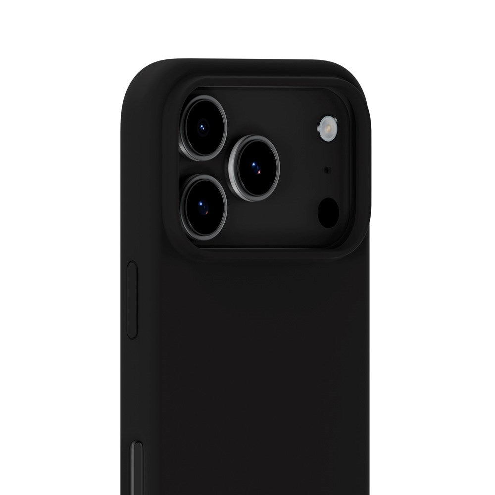 Holdit iPhone 17 Pro Soft Touch Silikon Deksel - Black