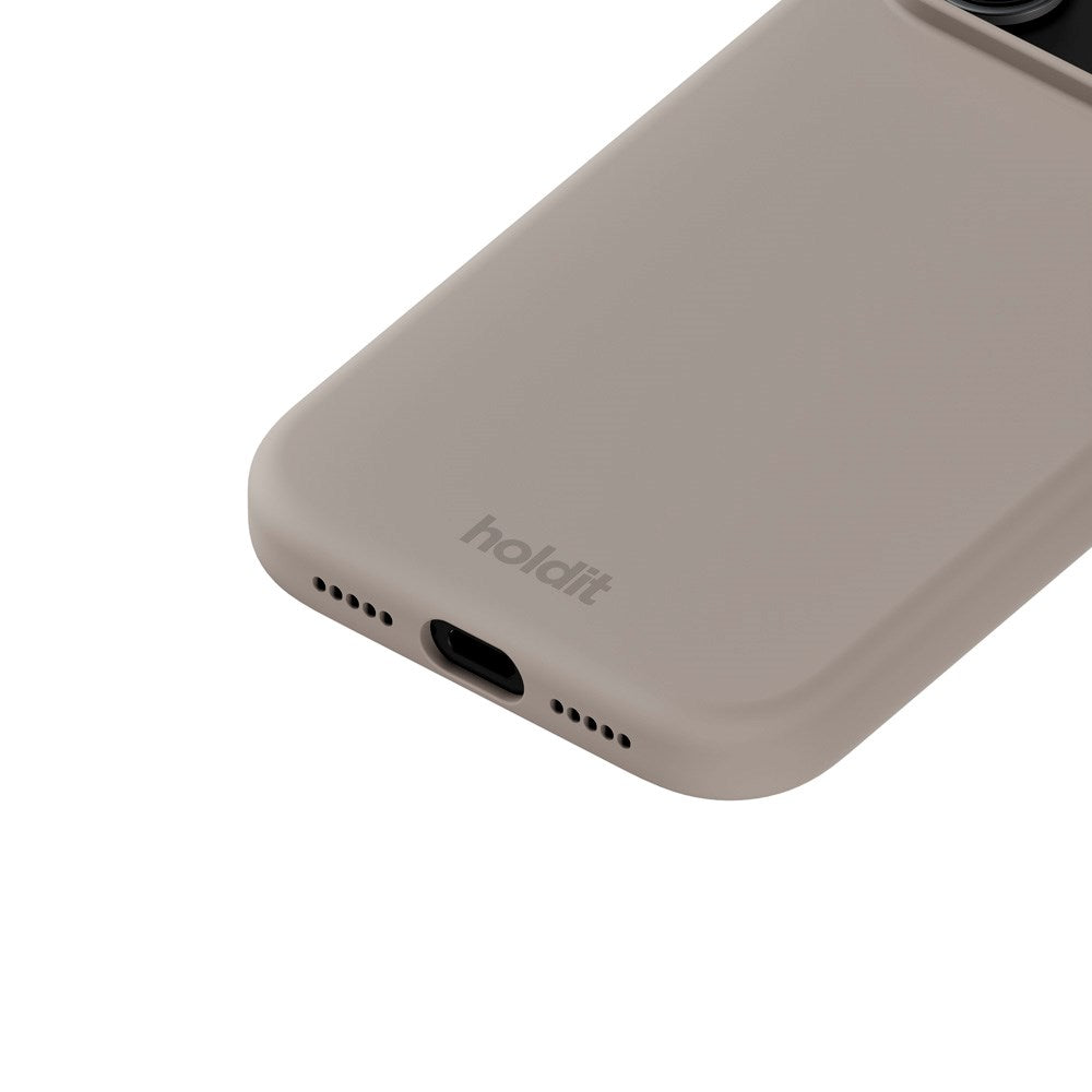 Holdit iPhone 17 Pro Soft Touch Silikon Deksel - Taupe