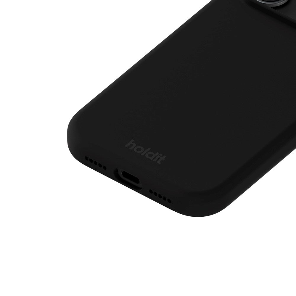 Holdit iPhone 17 Pro Max Soft Touch Silikon Deksel - Black