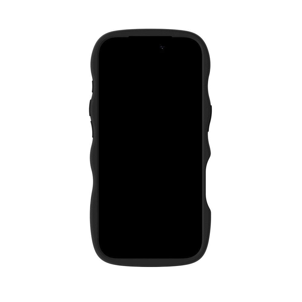 Holdit iPhone 17 Pro Max Wavy Deksel - Black / Transparent