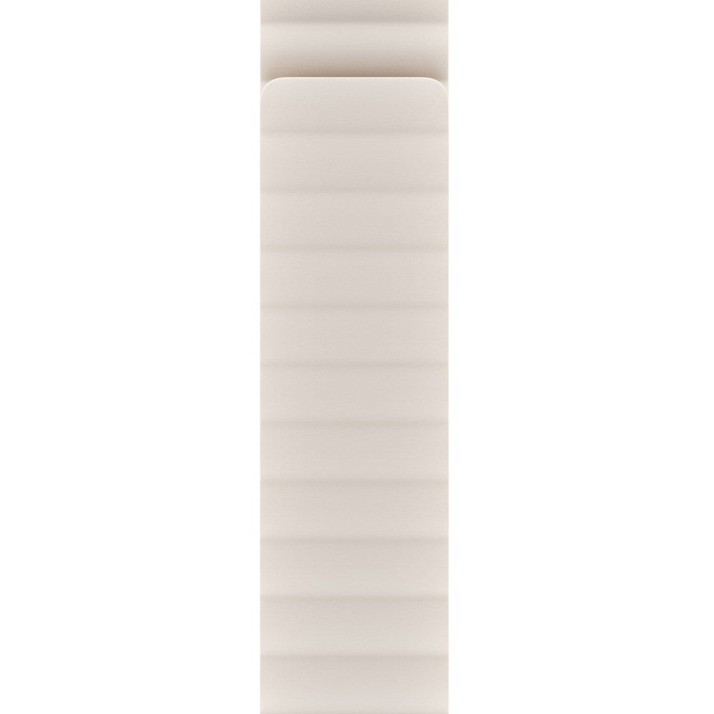 Apple Watch (38/40/SE/41/42mm) Holdit Silicone Magnet Klokkerem - Lys Beige / Beige