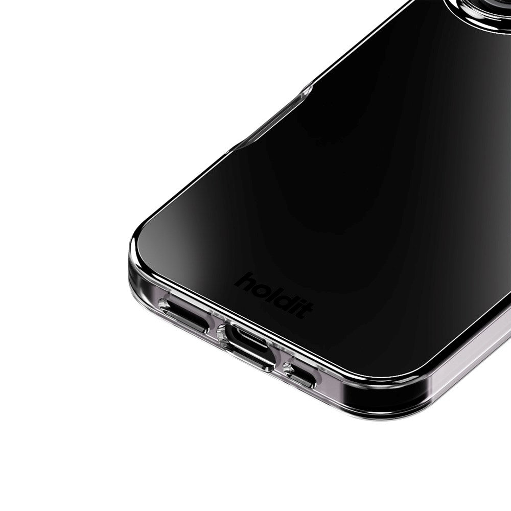 Holdit iPhone 16 Mirror Deksel - MagSafe Kompatibel - Svart