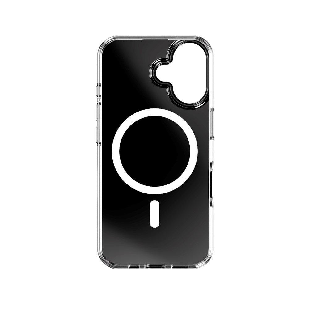 Holdit iPhone 16 Mirror Deksel - MagSafe Kompatibel - Svart