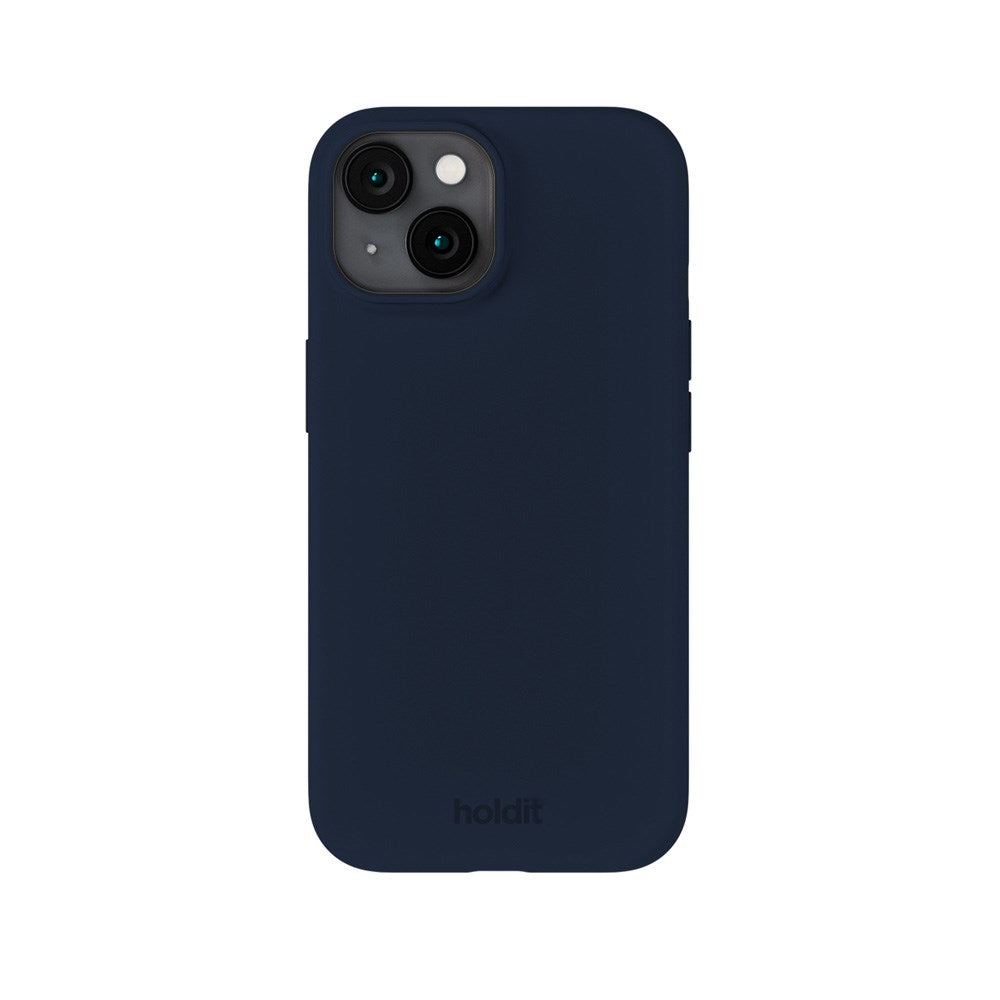 Holdit iPhone 14 / 13 Soft Touch Silikon Deksel - Midnight Blue