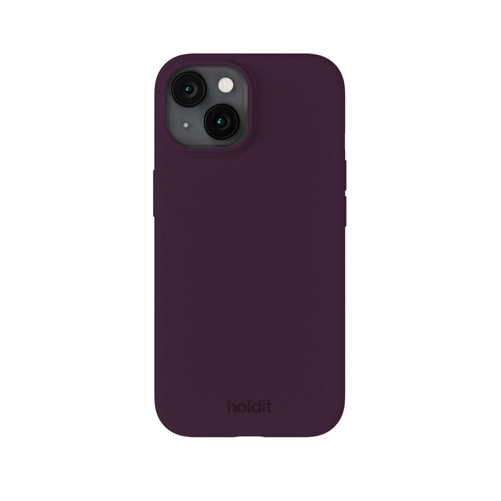 Holdit iPhone 14 / 13 Soft Touch Silikon Deksel - Deep Plum