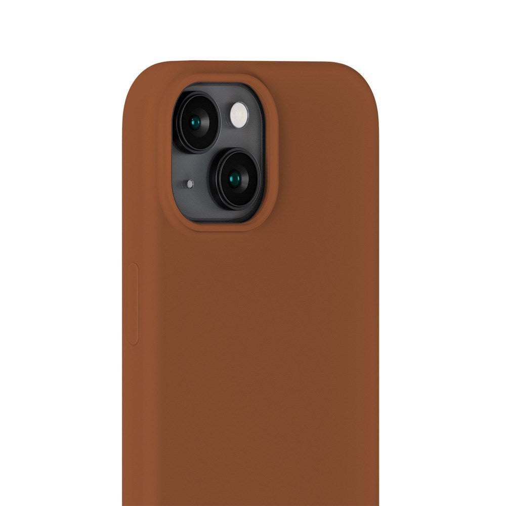 Holdit iPhone 14 / 13 Soft Touch Silikon Deksel - Almond Brown