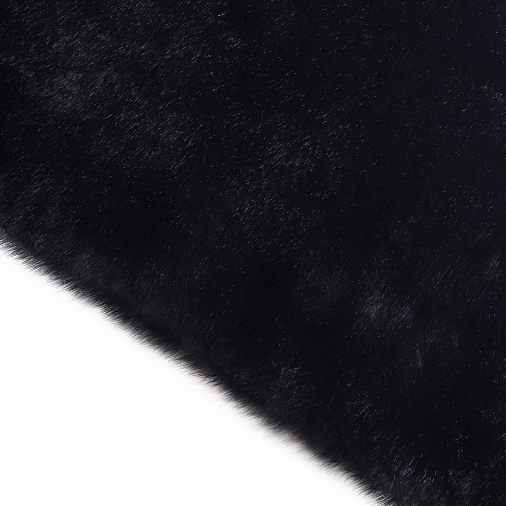 Holdit Kunstpels Sleeve til MacBook / Bærbar PC 14" (34,2 x 24,2 cm) - Svart