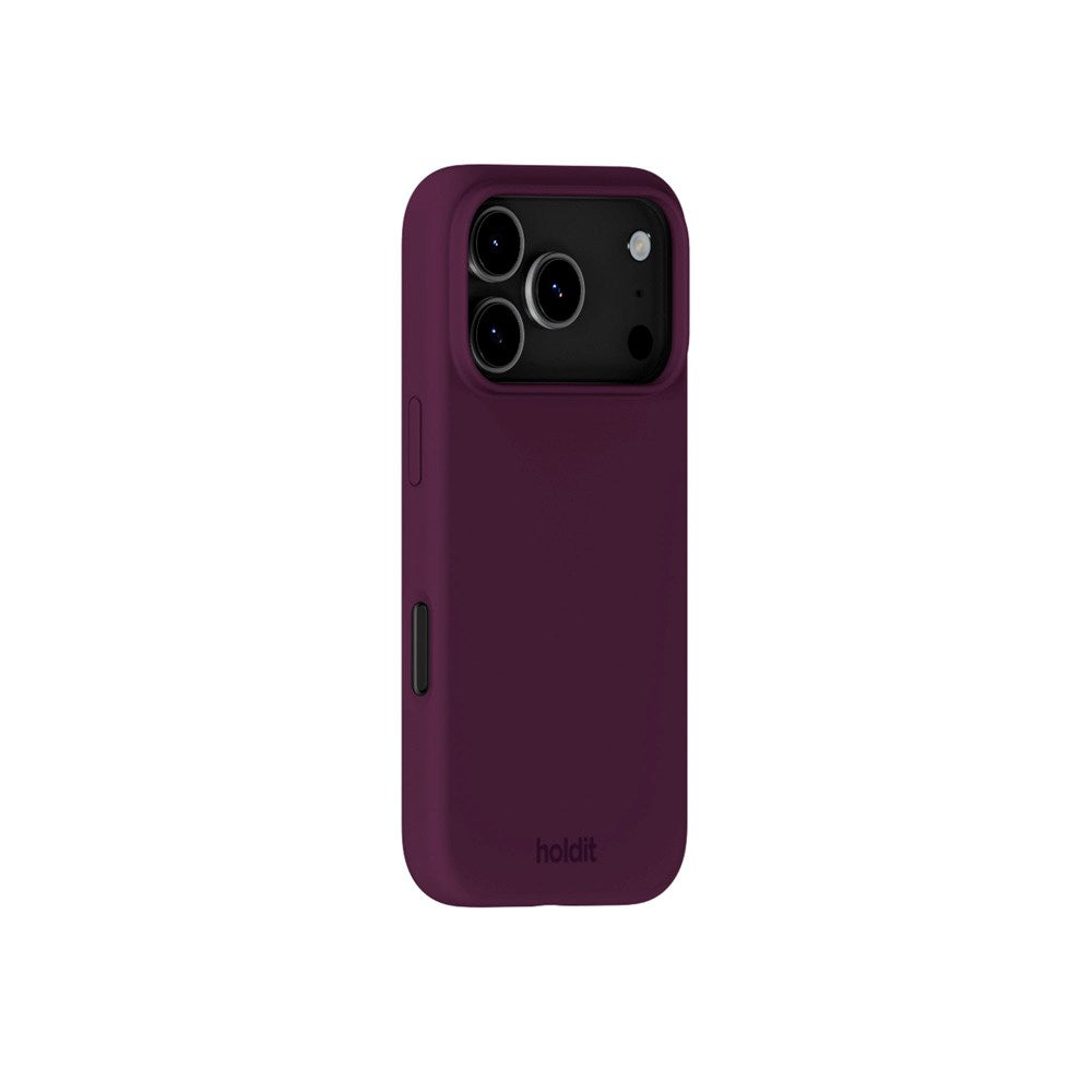 Holdit iPhone 17 Pro Max Soft Touch Silikon Deksel - Deep Plum