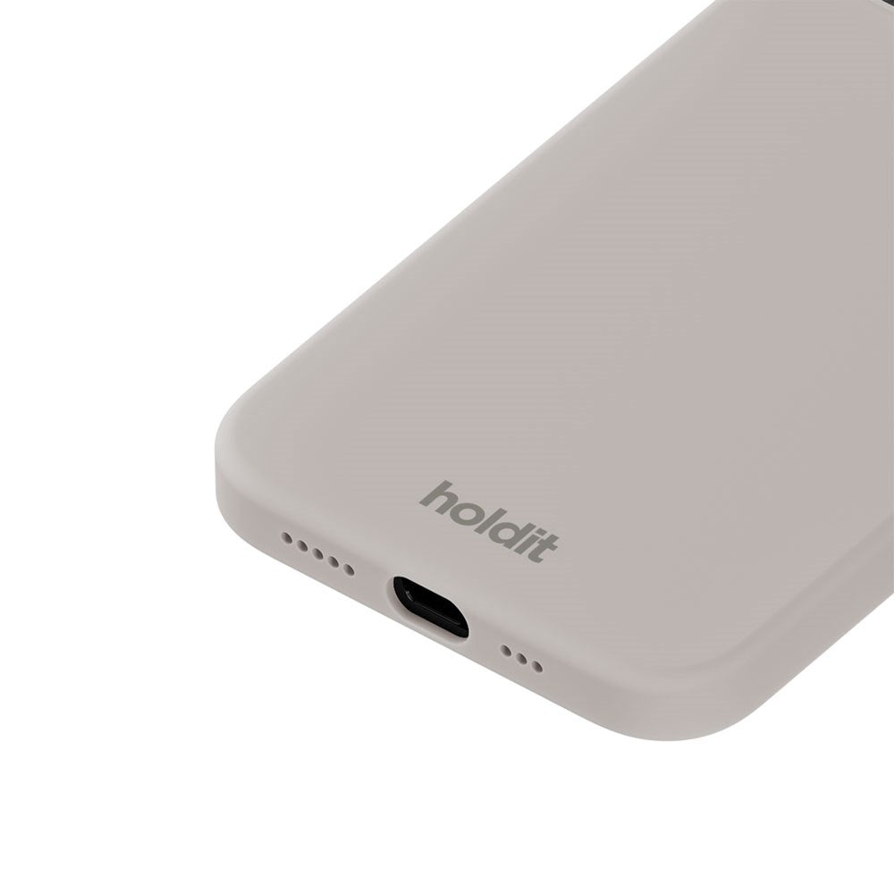 iPhone 12 / 12 Pro Holdit Soft Touch Silikon Deksel - Wool Gray