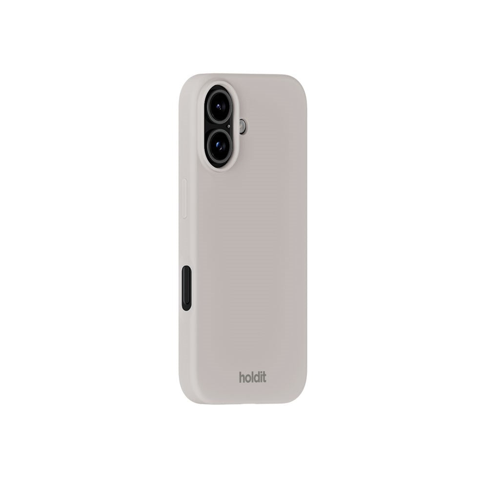iPhone 16 Holdit Soft Touch Silikon Deksel - Wool Gray