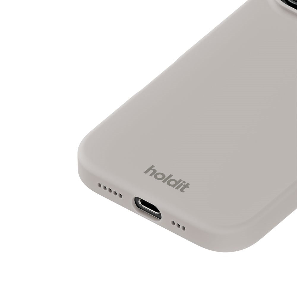 iPhone 16 Pro Max Holdit Soft Touch Silikon Deksel - Wool Gray
