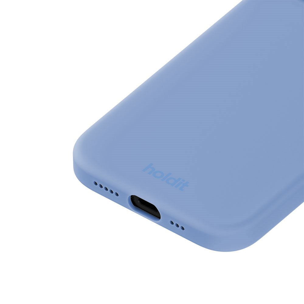 iPhone 15 Holdit Soft Touch Silikon Deksel - Soft Cobalt