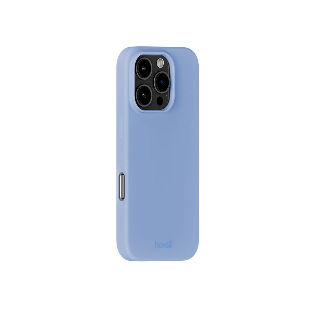 iPhone 16 Pro Max Holdit Soft Touch Silikon Deksel - Soft Cobalt