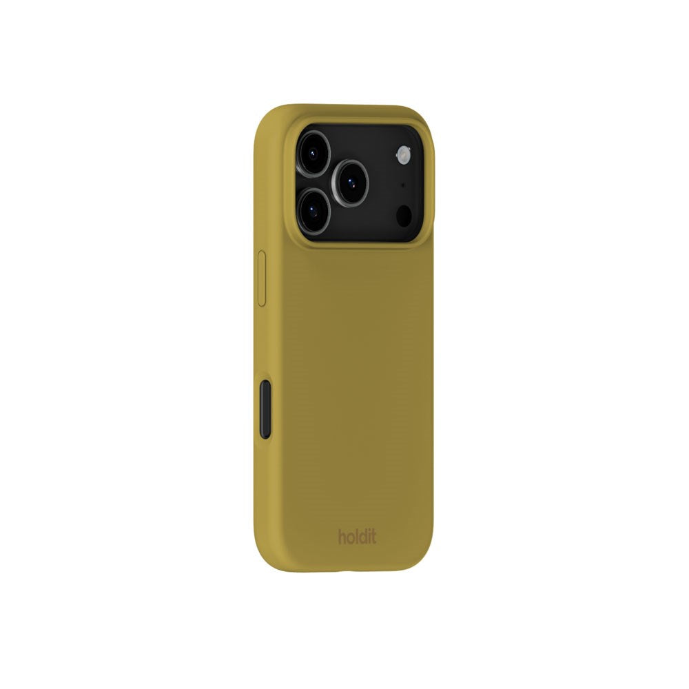 iPhone 17 Pro Holdit Soft Touch Silikon Deksel - Warm Olive