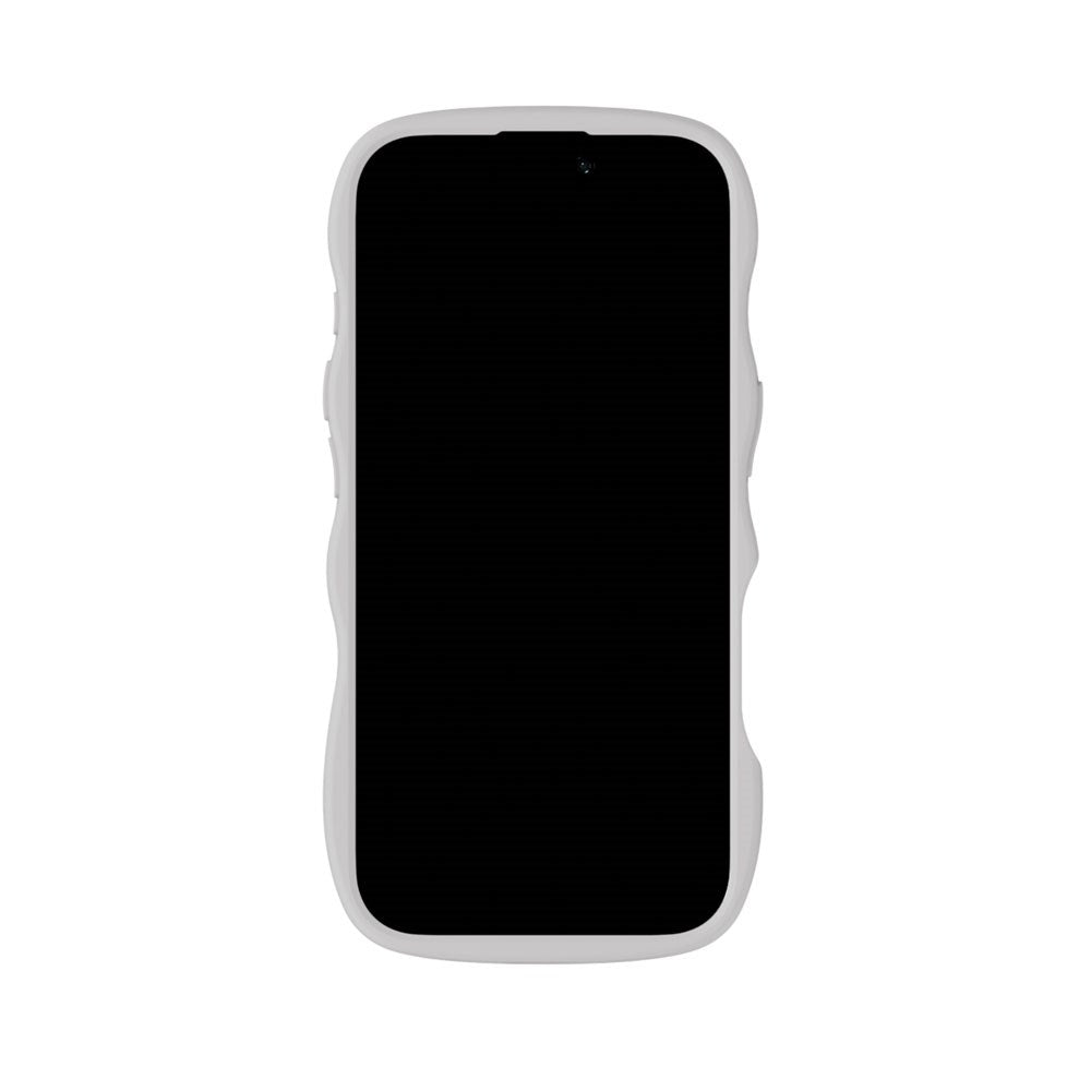 iPhone 17 Holdit Wavy Deksel - Wool Grey / Transparent