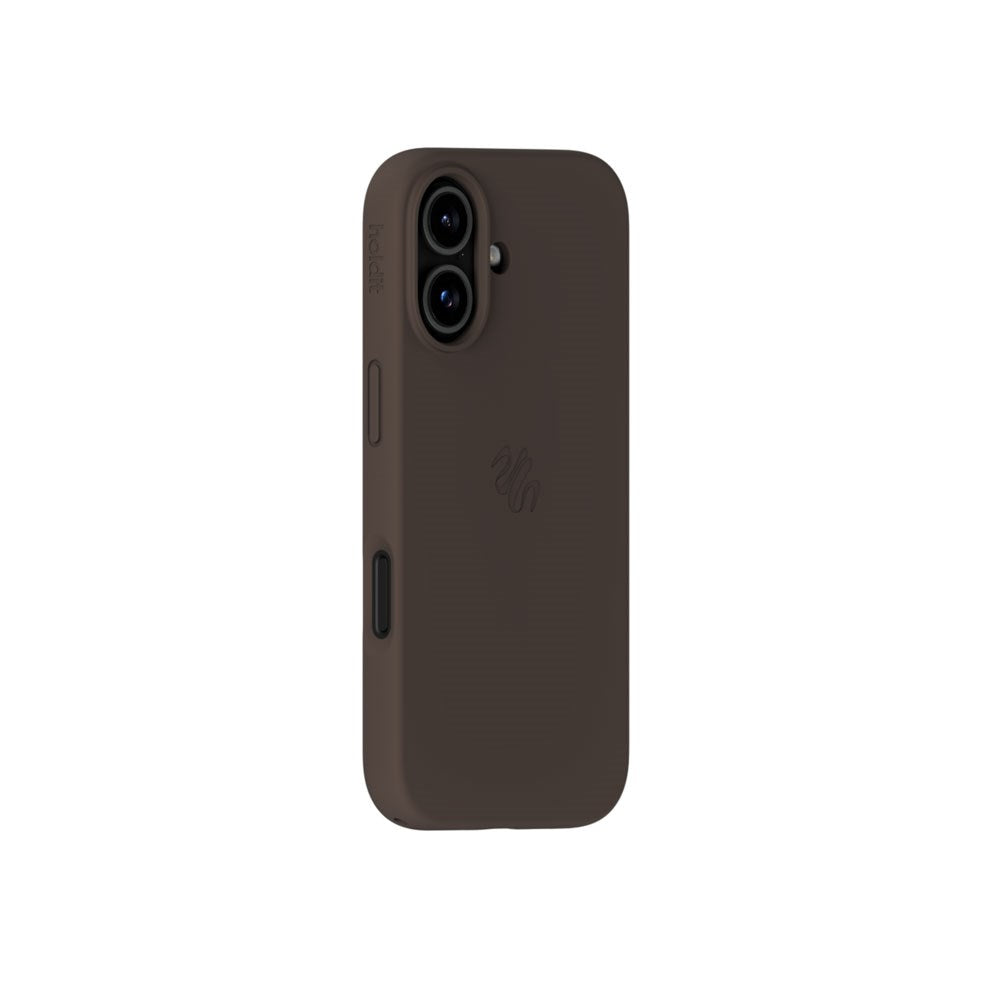 iPhone 17 Holdit Soft Touch MagSafe Silikon Deksel - Chocolate