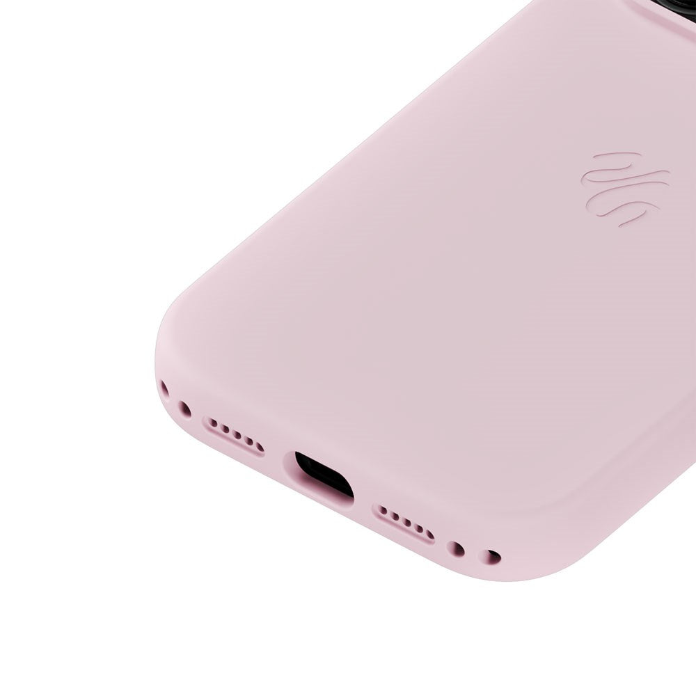 iPhone 17 Pro Max Holdit Soft Touch MagSafe Silikon Deksel - Pale Pink