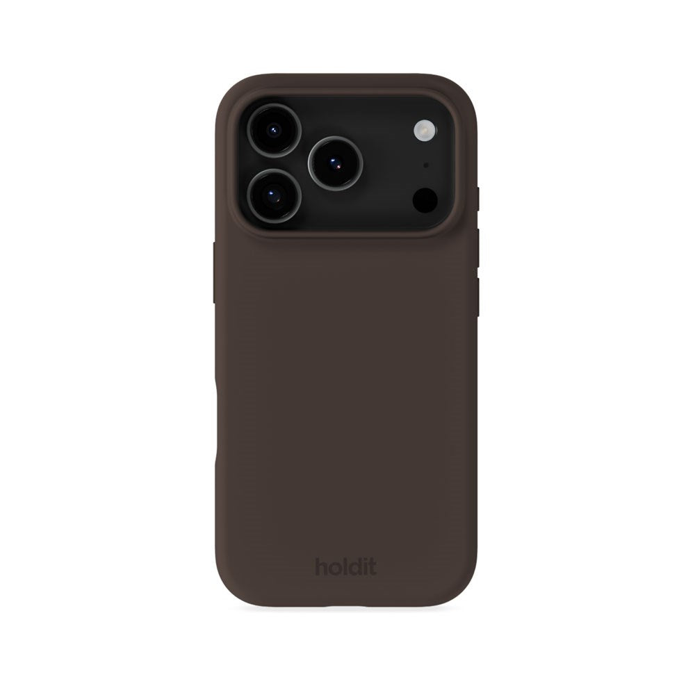 iPhone 18 Pro / 17 Pro Holdit Soft Touch Silikon Deksel - Chocolate
