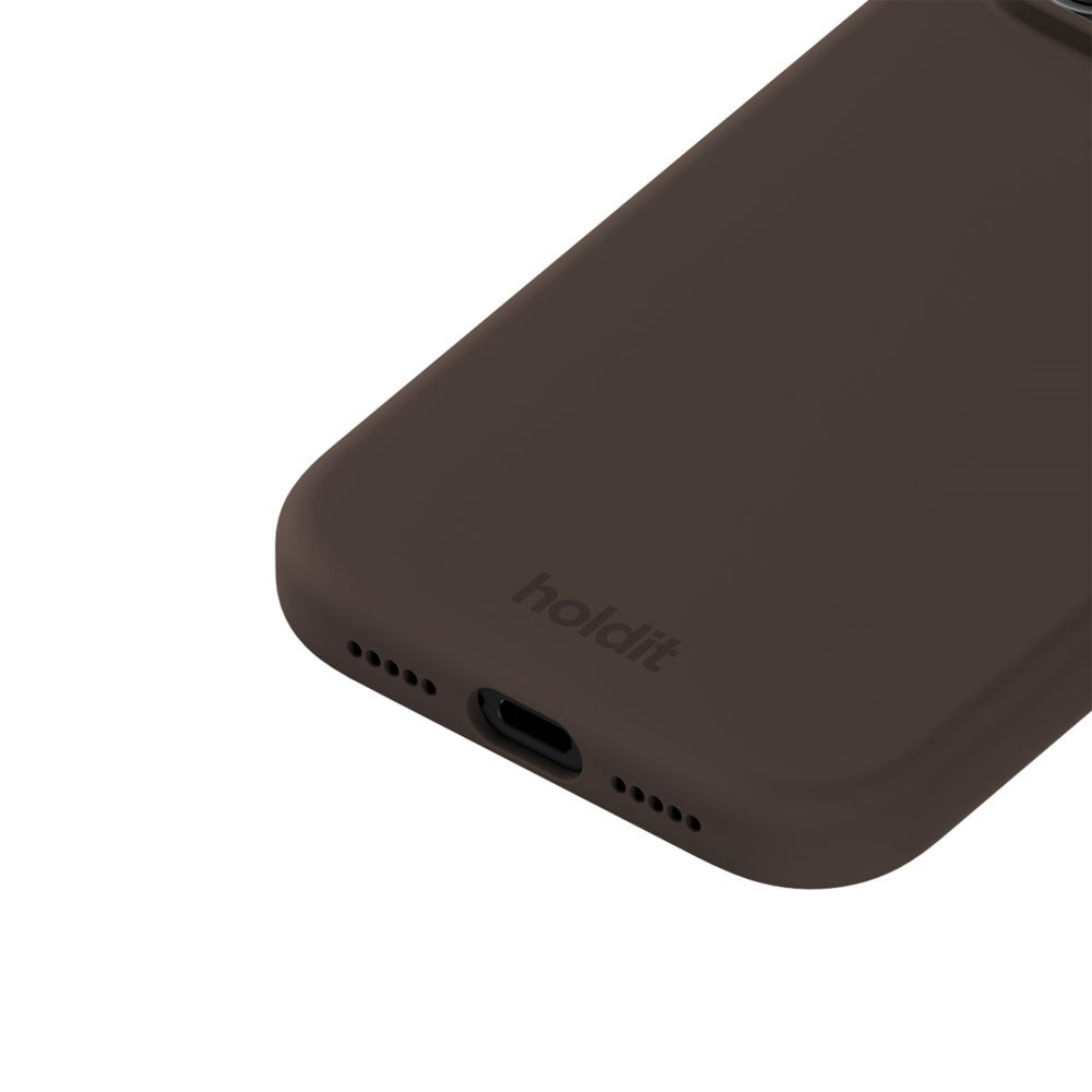 iPhone 18 Pro Max / 17 Pro Max Holdit Soft Touch Silikon Deksel - Chocolate