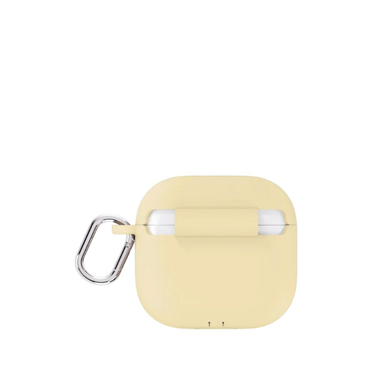 Apple AirPods (5. & 4. Gen.) Holdit Silicone Case m. Karabinkrok - Butter Yellow