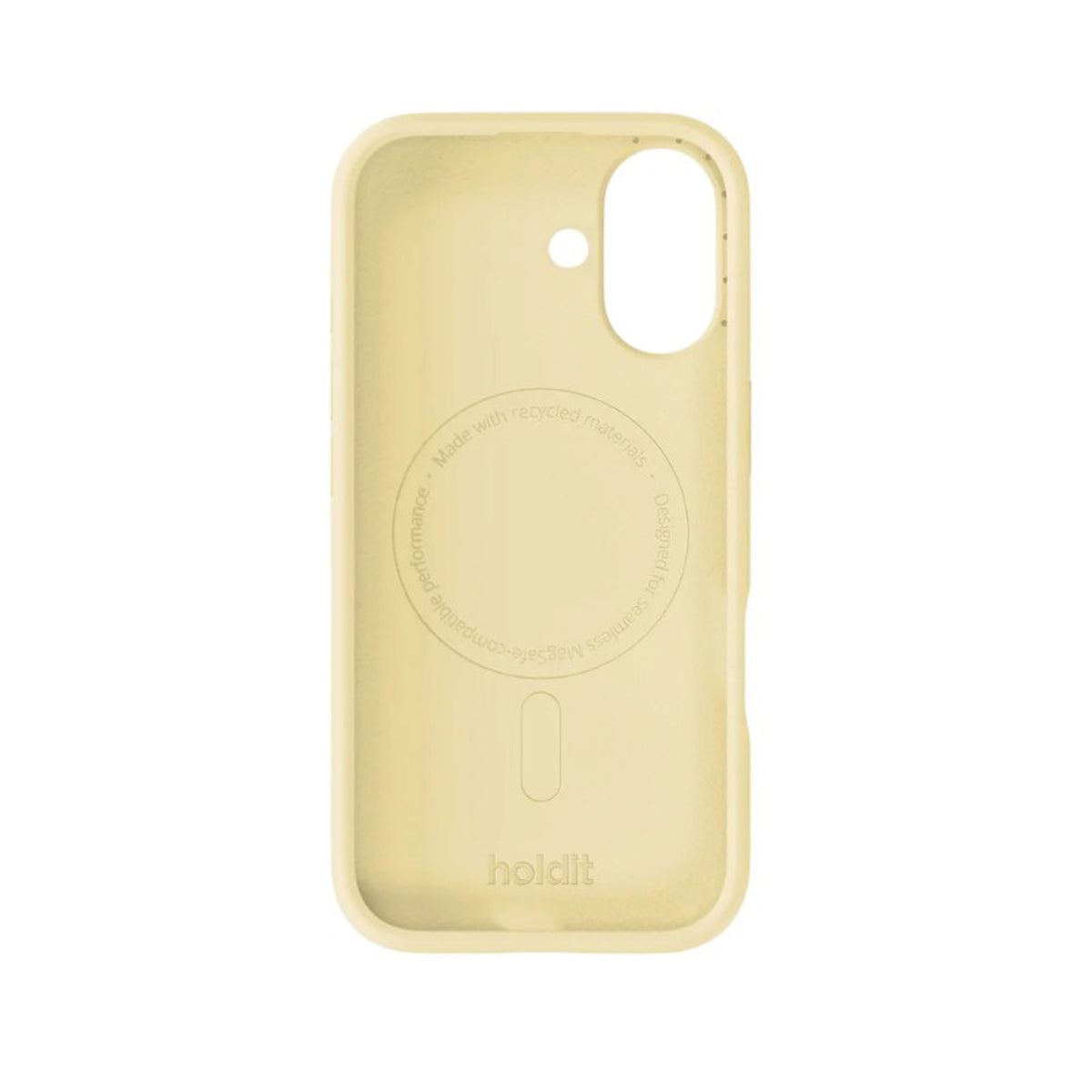 iPhone 17 Holdit Soft Touch MagSafe Silikon Deksel - Butter Yellow