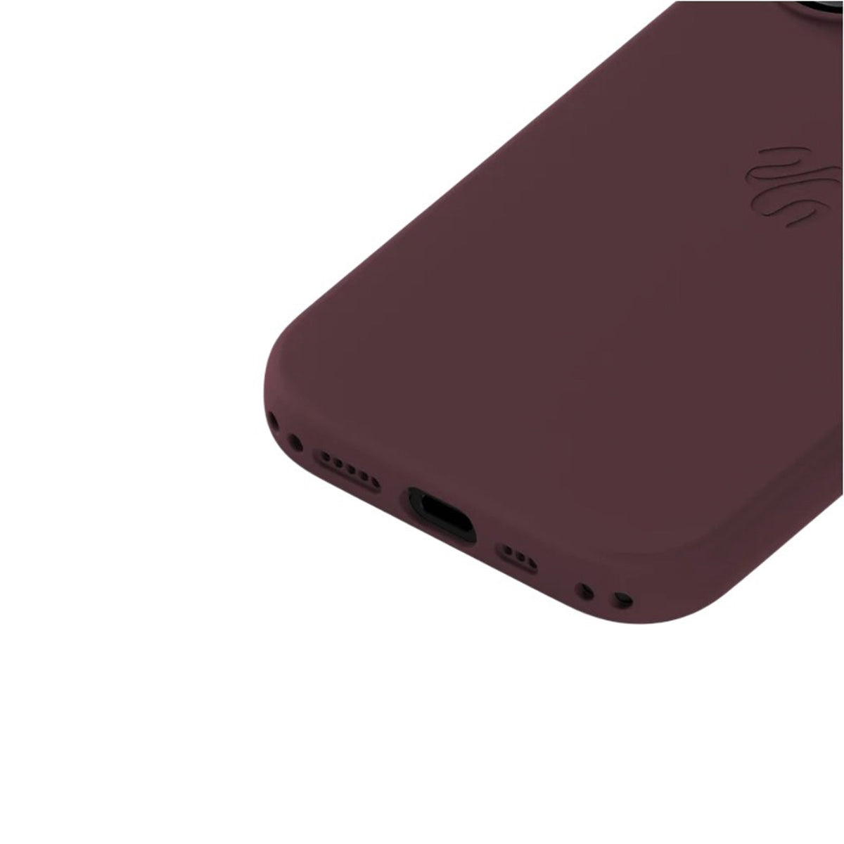 iPhone 17 Holdit Soft Touch MagSafe Silikon Deksel - Bordeaux