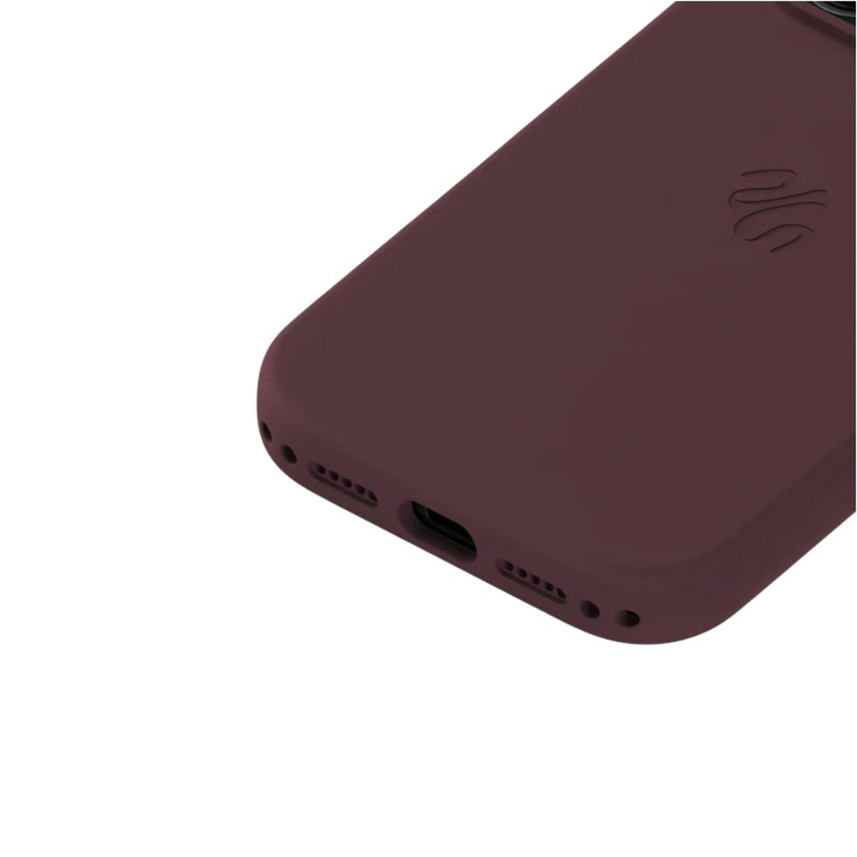 iPhone 18 Pro / 17 Pro Holdit Soft Touch MagSafe Silikon Deksel - Bordeaux